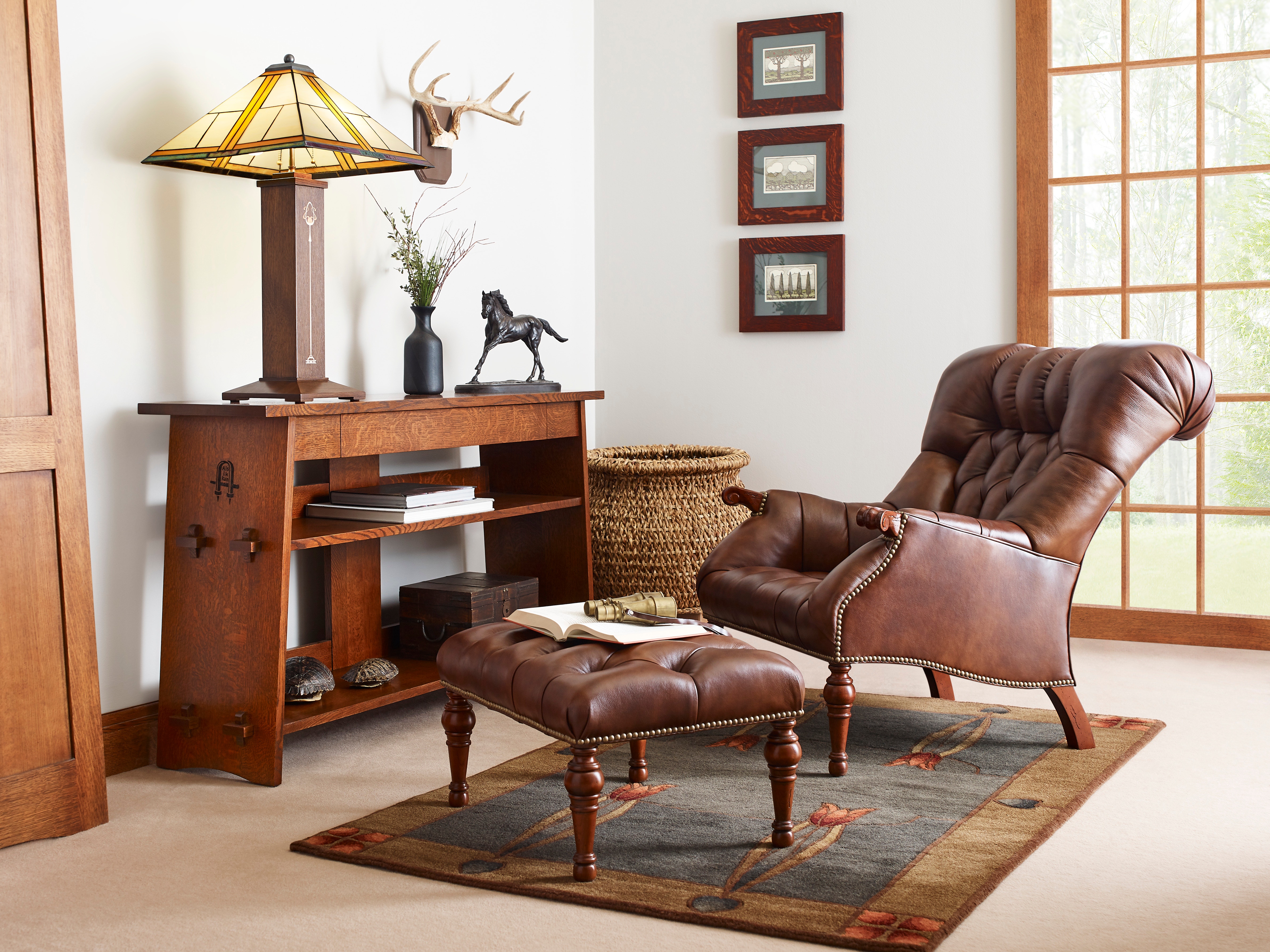 Leopold s Chair and Ottoman